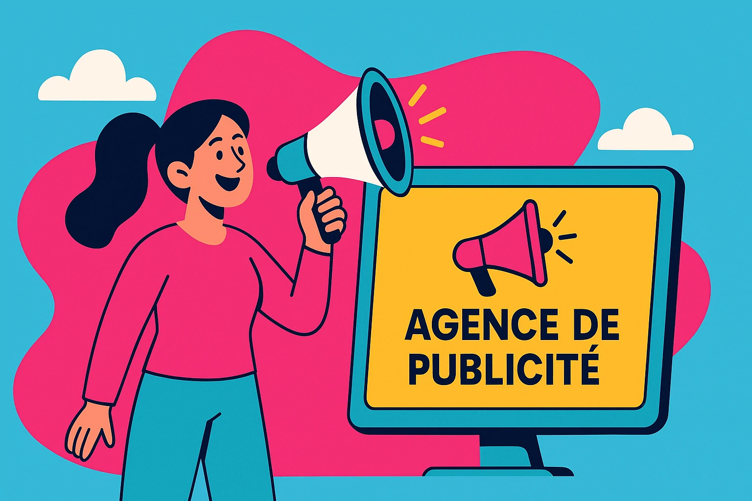Ilustração para base de correio eletrónico 673 Agências de publicidade no departamento 67