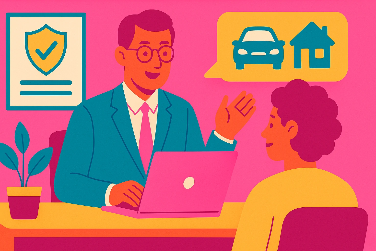 Ilustração para base de correio eletrónico 1526 Assureurs no departamento 13