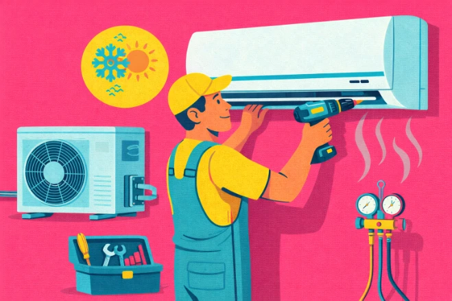 Ilustração para base de correio eletrónico 9877 Systèmes de climatisation em France