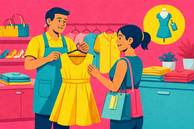 Ilustração para base de correio eletrónico 45330 Magasins de vêtement em France