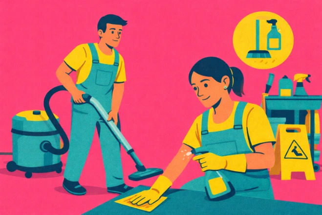 Ilustração para base de correio eletrónico 17663 Service de nettoyage et d'entretien em France