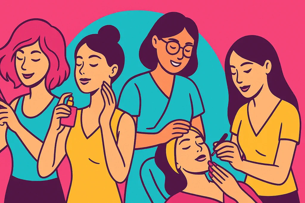 Ilustração para base de correio eletrónico 3659 Cuidados de beleza no departamento 83