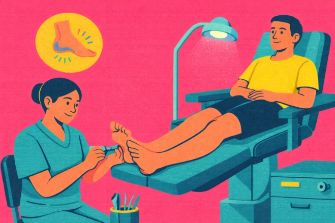 Ilustração para base de correio eletrónico 10287 Podologues em France